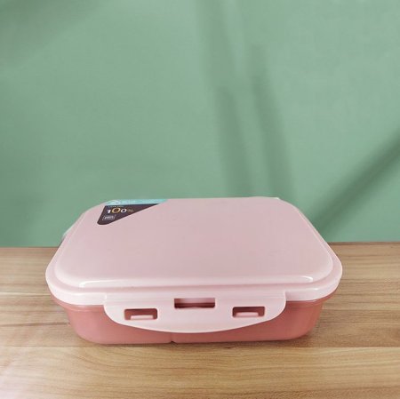 صندوق غذاء بلاستيك مقسم Lunch box